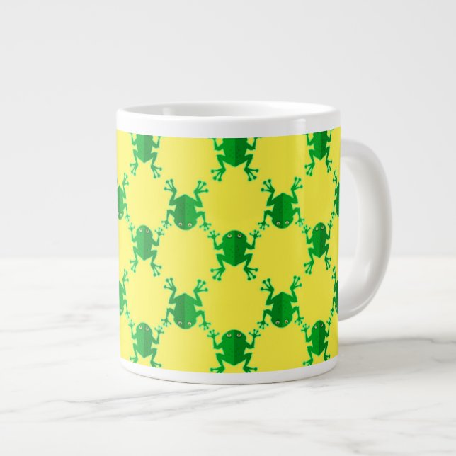 Niedliche Cartoon Jumbo-Tasse (Vorderseite Rechts)