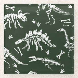 Niedliche Cartoon Krokodile, nahtlose Abbildung. Glasuntersetzer