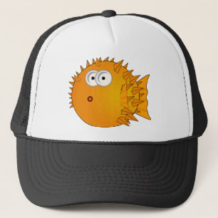 Niedliche Cartoon-Puffer-Fische Truckerkappe