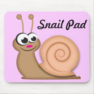 Niedliche Cartoon-Schnecke Mousepad