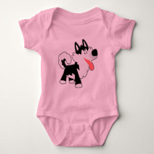 Niedliche Cartoon-sibirischer Baby Strampler