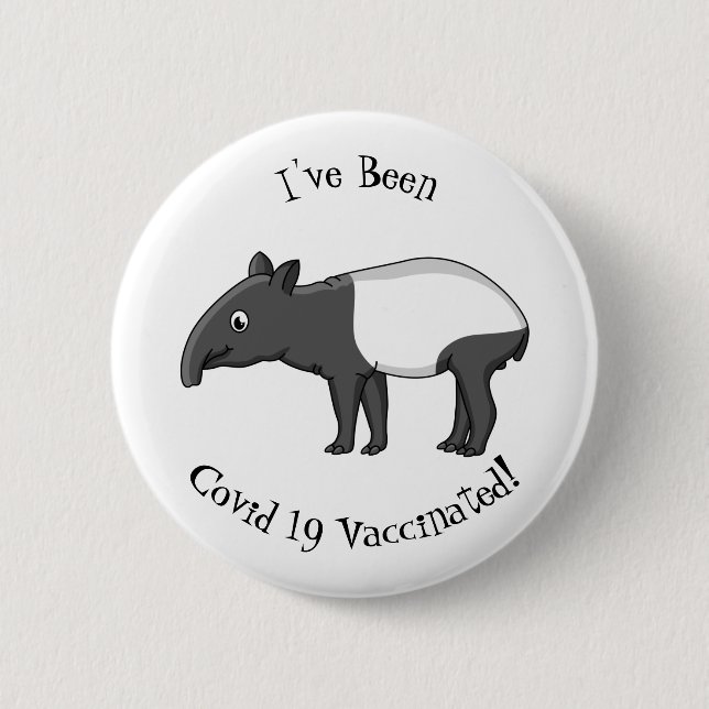 Niedliche Cartoon Tape Illustration Button (Vorderseite)