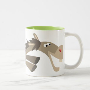Niedliche Cartoon-Tasse Zweifarbige Tasse