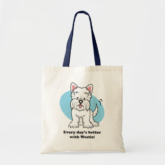 Niedliche Cartoon Westie Tasche