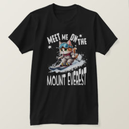 Niedliche CAT.Die furchtlose Abenteuerkatze nimmt. T-Shirt