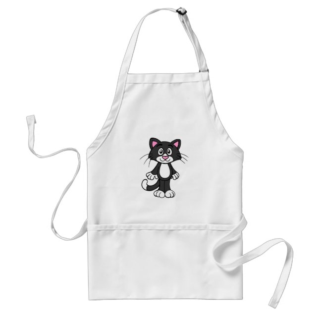 NIEDLICHE CAT KITCHEN-SCHÜRZE SCHÜRZE (Vorne)