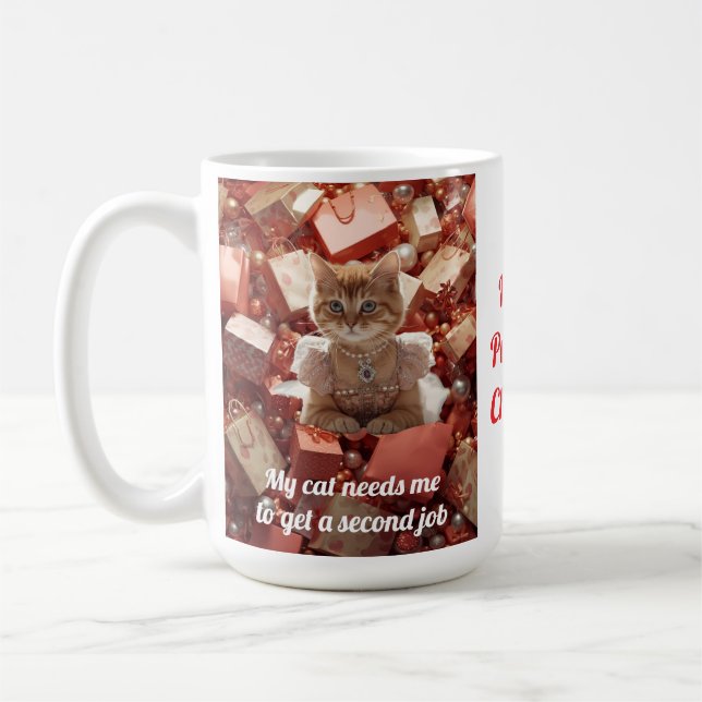 Niedliche Cat-Tasse Kaffeetasse (Links)