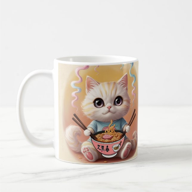 Niedliche Cat-Tasse Kaffeetasse (Links)