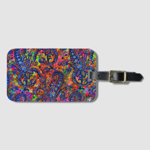 Niedliche Chakra-Muster-Checkbook-Cover Gepäckanhänger