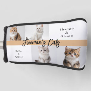 Niedliche Chat-Foto-Familie Golf Headcover