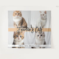 Niedliche Chat-Foto-Familie