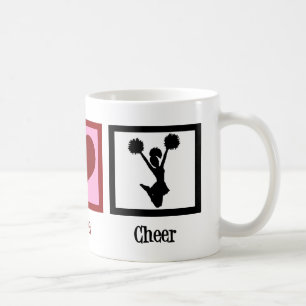 Niedliche Cheerleader Peace Liebe Tasse