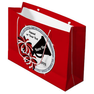 Niedliche Chefköpfe, rot, weiß und schwarz Große Geschenktüte