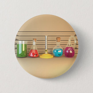Niedliche Chemie Button
