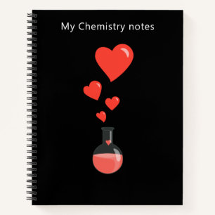 Niedliche Chemie Notes Liebe Potion Scientist Notizbuch