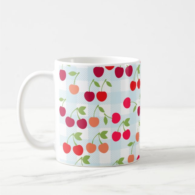 Niedliche Cherry-Kaffee-Tasse Kaffeetasse (Links)