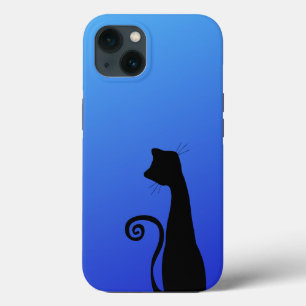 Niedliche Chic Black Cat Silhouette Case-Mate iPhone Hülle