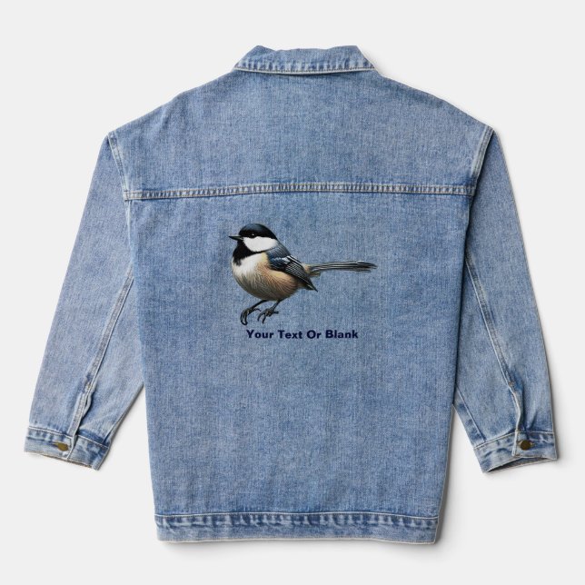 Niedliche Chickadee Jeansjacke (Rückseite)