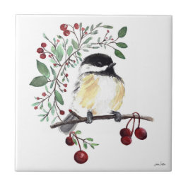 Niedliche Chickadee Keramik Tile Fliese