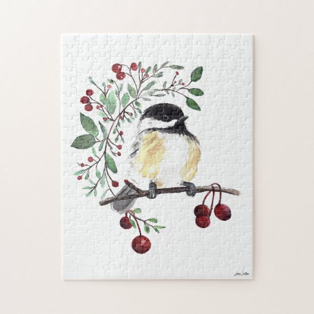 Niedliche Chickadee Puzzle (Vertikal)