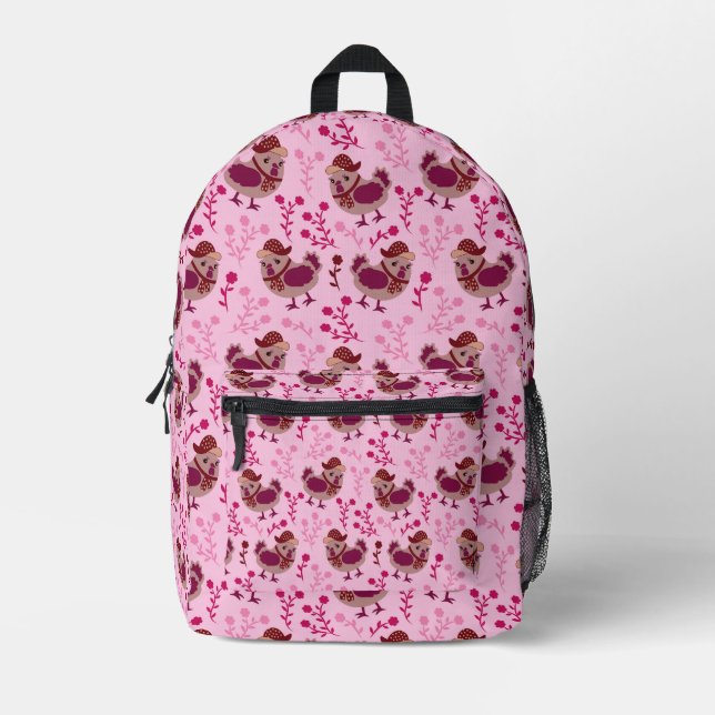 Niedliche Chicks Bedruckter Rucksack (Vorderseite)