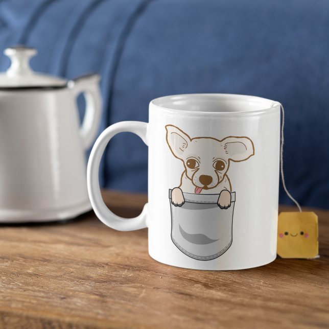 Niedliche Chihuahua für Hunde-Lover-Dog-Trainer Kaffeetasse (Von Creator hochgeladen)