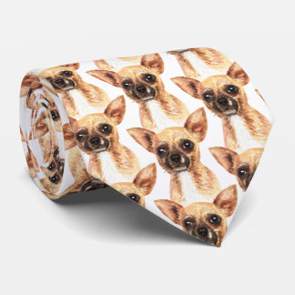 Niedliche Chihuahua-Grafik Krawatte