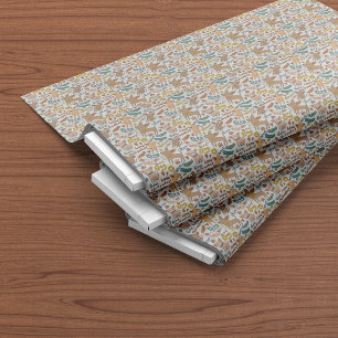 Niedliche Chihuahua Hunde Cartoon Nahtloses Muster Stoff