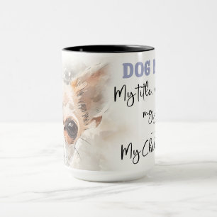 Niedliche Chihuahua Hunde Mama Wrap Tasse