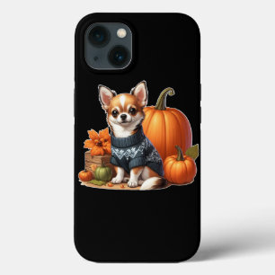 Niedliche Chihuahua im Sweater mit Pumpkins Case-Mate iPhone Hülle