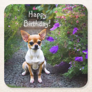 Niedliche Chihuahua Paper Untersetzer