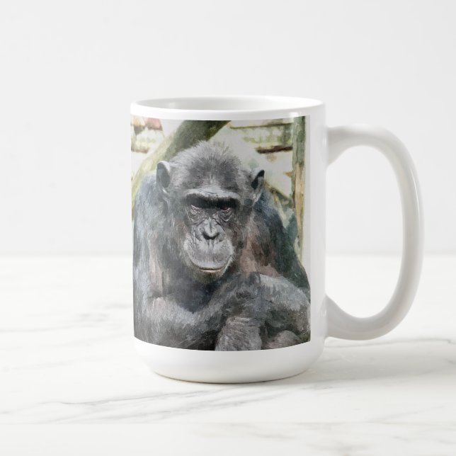 NIEDLICHE CHIMPANZEES TASSE (Rechts)