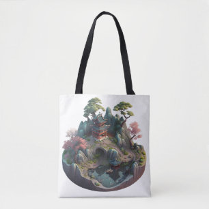 Niedliche chinesische Fantasie 3D Landschaft Tote