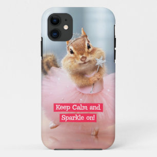 Niedliche Chipmunk-Ballerina im Tutu am Case-Mate iPhone Hülle