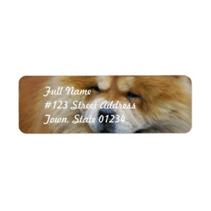 Niedliche Chow Chow Mailing Labels