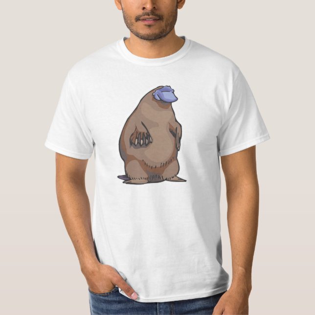 niedliche Chubby-Platypus T-Shirt (Vorderseite)