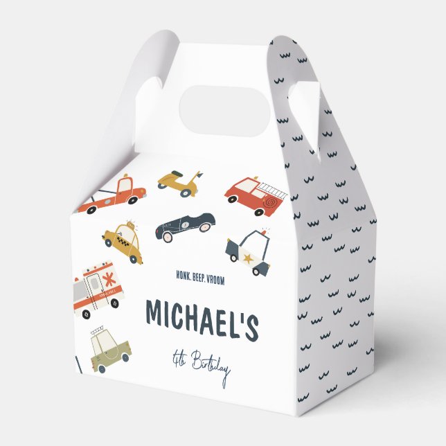 Niedliche City Cars Gable Fevor Box Geschenkschachtel (Vorderseite)