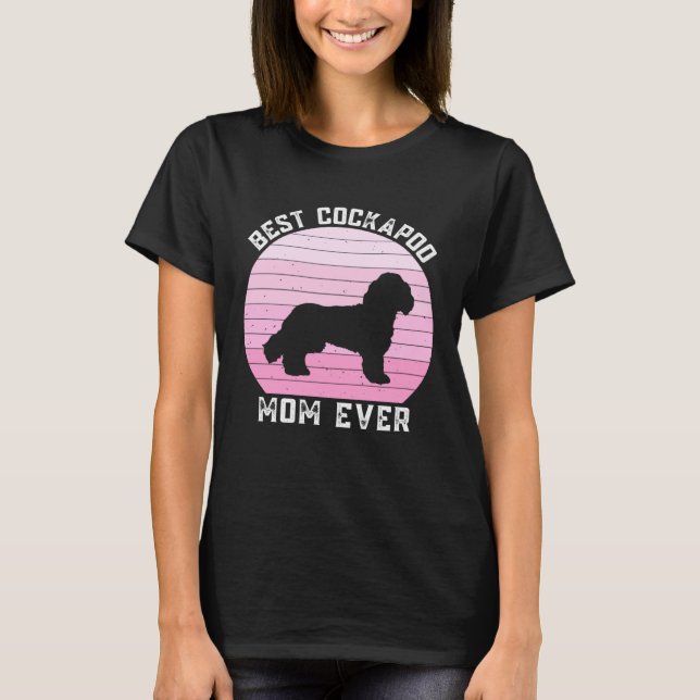 Niedliche Cockapoo-Mama für Frauen Cockapoo Hunde  T-Shirt (Vorderseite)