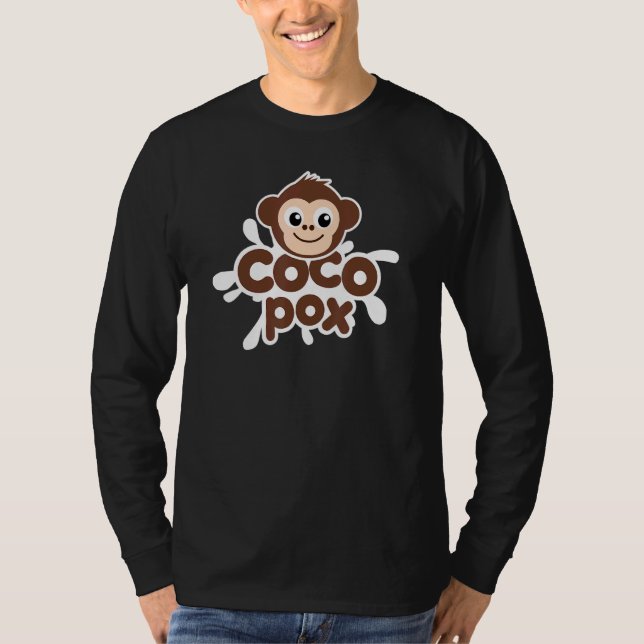 Niedliche Coco Pox Affen T-Shirt (Vorderseite)