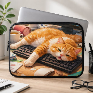 Niedliche Computerkater Laptopschutzhülle