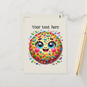 Niedliche Cookie-Liebhaber anpassen Postkarte