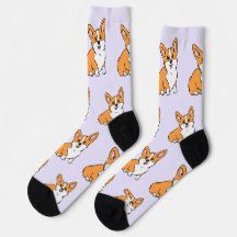 Niedliche Corgi Dog Muster Socken