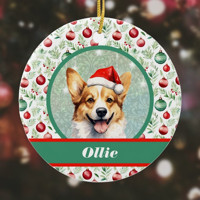 Niedliche Corgi Kunst, Dichtung und Musik Keramik Ornament (Von Creator hochgeladen)