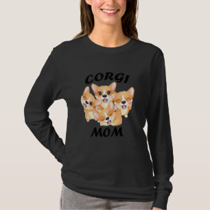 Niedliche Corgi-Mama für kleine Hunde T-Shirt
