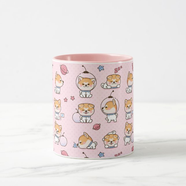 Niedliche Corgi-Tasse Tasse (Zentrum)