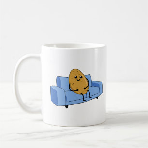 Niedliche Couchkartoffel Kaffeetasse