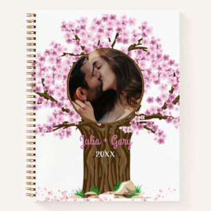 Niedliche Couple Custom Foto Journals Notizbuch