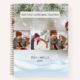 Niedliche Couple Custom Foto Journals Notizbuch