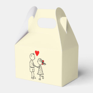 Niedliche Couple Geschenkboxen - individuell einst Geschenkschachtel