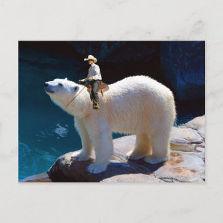 Niedliche Cowboy-Postkarte Postkarte